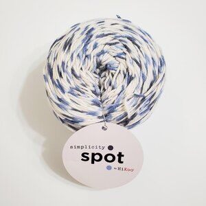 Hikoo Simplicity Spot Yarn Denim 702 190g 417m Merino Superwash Blend Knit